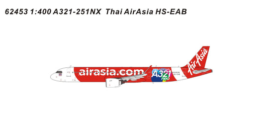 Pre-order 1:400 Thai AirAsia HS-EAB A321-200 Pandamodel