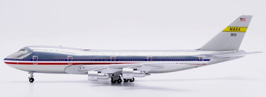 Pre-order 1:400 NASA B747-100 “Polished; Yellow Stripe” JC Wings