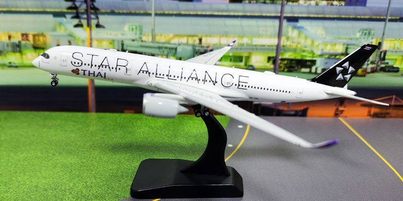 Pre-order 1:400 Thai Airways A350-900 “Star Alliance” detachable gear Aviation 400