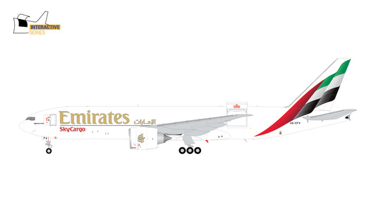 Pre-order 1:200 Emirates Sky Cargo B777-200LRF Interactive Series* Gemini200