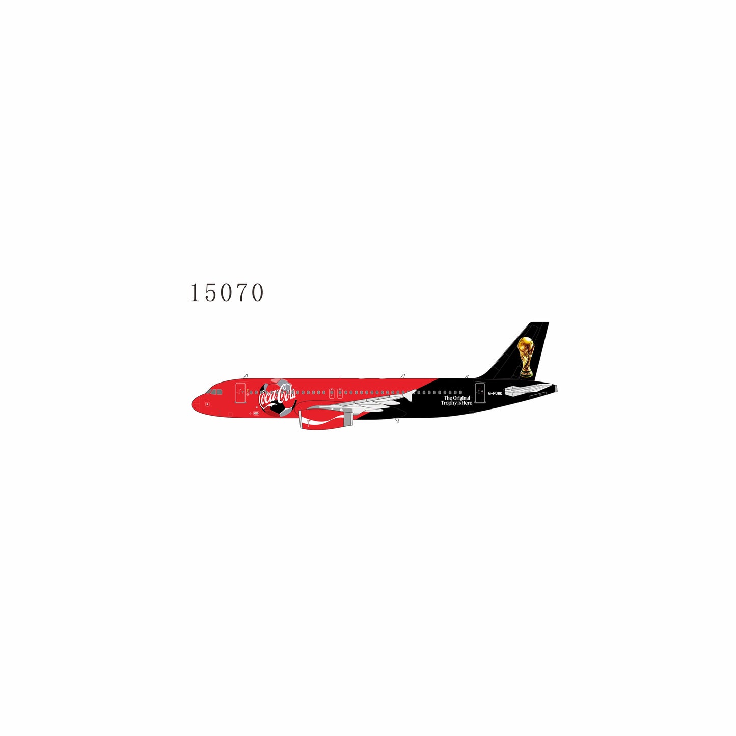 Pre-order 1:400 Titan Airways A320-200 “Coca Cola FIFA World Cup” NG Models