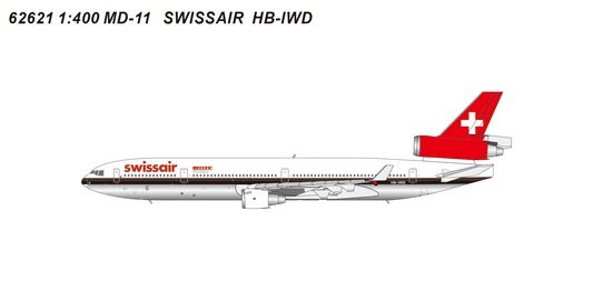 Pre-order 1:400 Swissair MD-11 HB-IWD Pandamodel