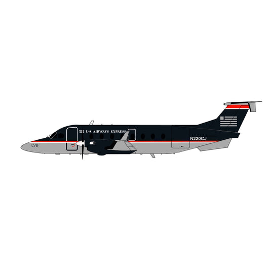 Pre-order* 1:400 US Airways Express (Colgan Air) Beechcraft 1900D 3D Design Deck