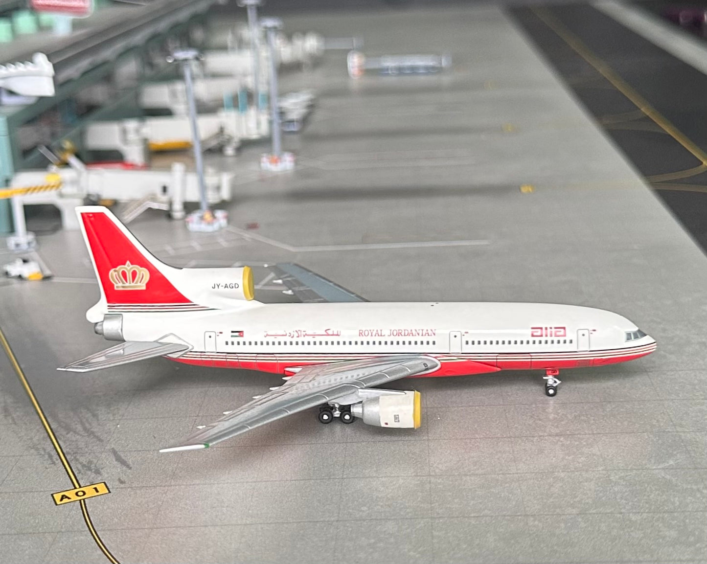 1:400 Alia Royal Jordanian Lockheed L-1011 Tristar BlueBox