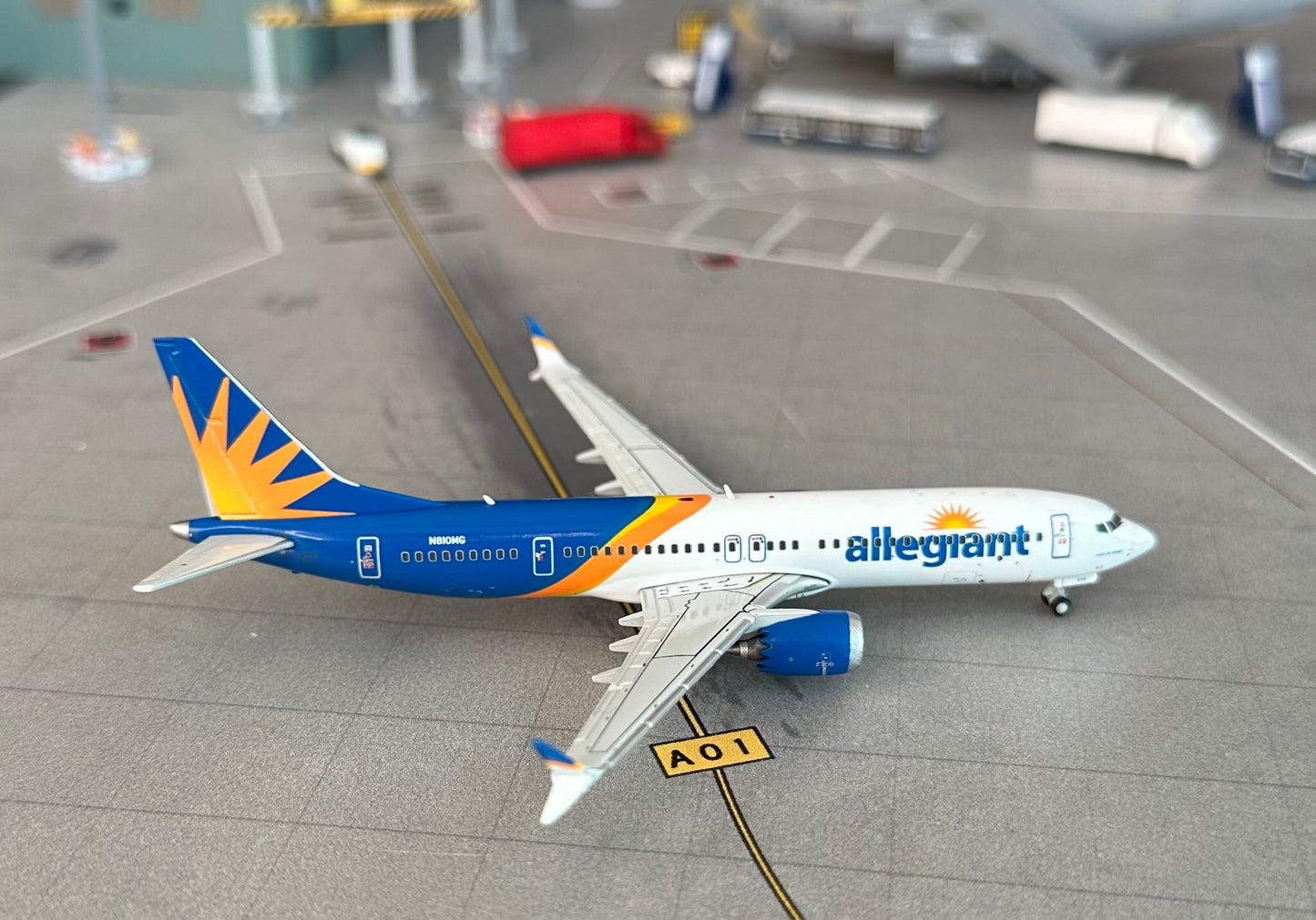 1:400 Allegiant Airlines B737 Max 8-200 Gemini Jets