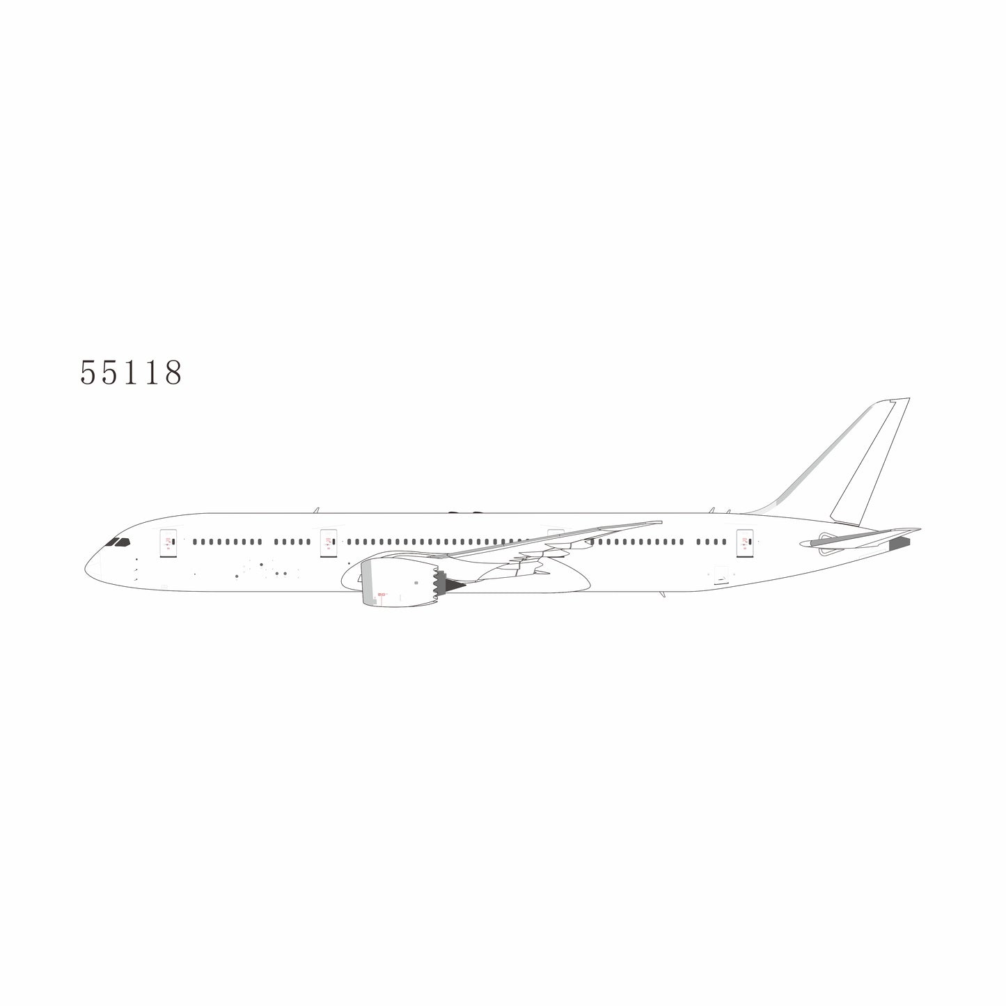 Pre-order 1:400 Blank Boeing 787-9 Dreamliner NG Models
