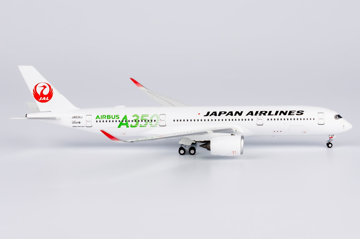 1:400 Japan Airlines A350-900 JA03XJ Green* NG Models.