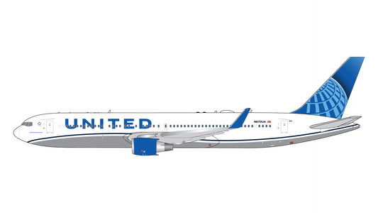 Preorder 1:400 United Airlines B767-300ER “Evo Blue”Gemini Jets