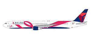 Preorder Future Release 1:400 Delta Air Lines B767-400ER "Breast Cancer Research Foundation" Gemini Jets