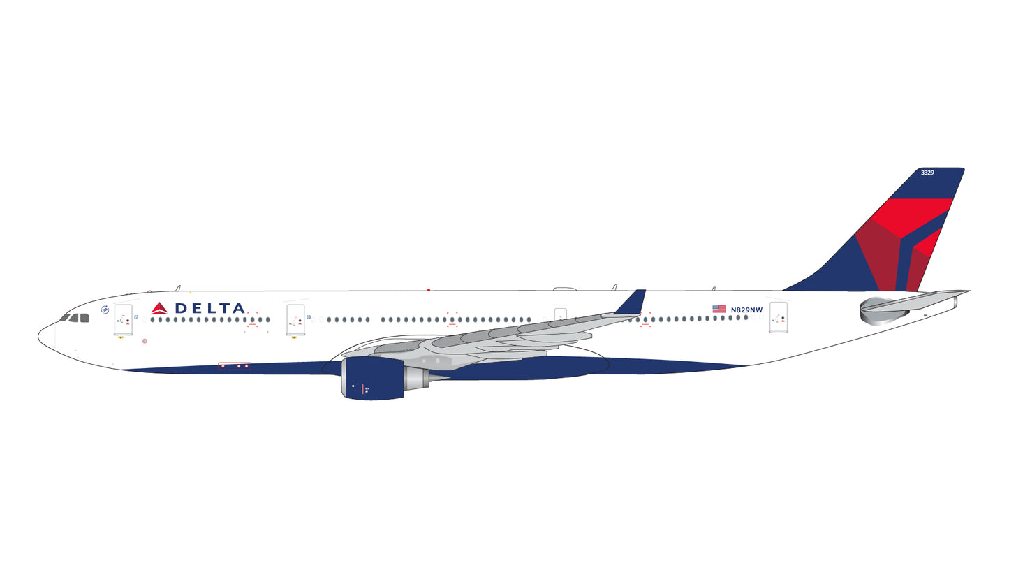 Preorder 1:400 Delta Air Lines A330-300 Gemini Jets