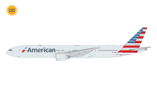 Preorder 1:400 American Airlines B777-300ER N722AN Flaps Down* Gemini Jets