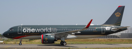 Pre-order 1:400 Royal Jordanian A320neo “Oneworld” JC Wings