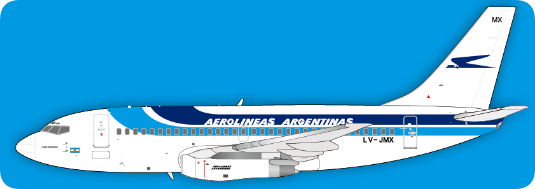 Pre-order 1:200 Aerolineas Argentinas B737-200 JX Models