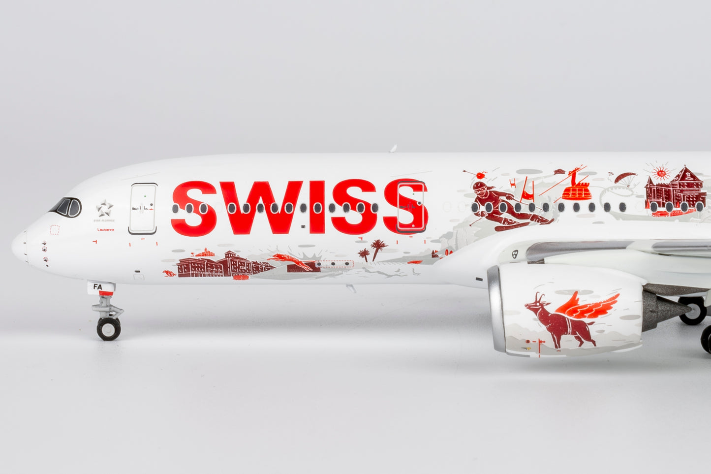 1:400 Swiss A350-900 HB-IFA “Wanderlust” ULTIMATE COLLECTION** NG Models