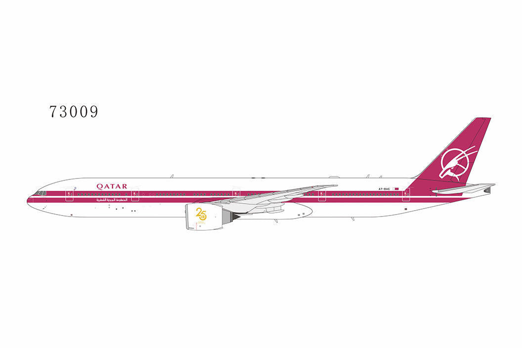 Pre-order 1:400 Qatar Airways B777-300ER " 25th anniversary" NG Models