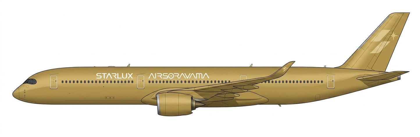 Pre-order 1:400 Starlux A350-1000 “Airsorayama Gold” JC Wings Flaps Down*