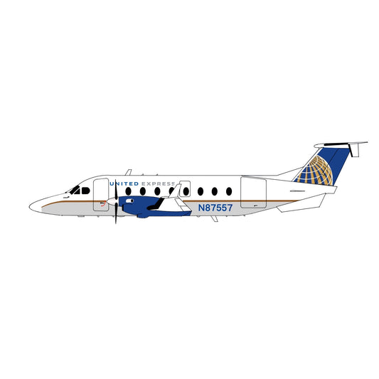Pre-order* 1:400 United Express Beechcraft 1900D 3D Design Deck