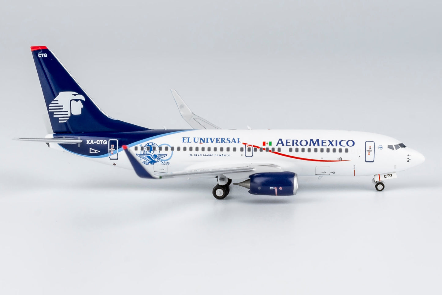 1:400 AeroMexico B737-700 "1916-2016 ANOS" NG Models