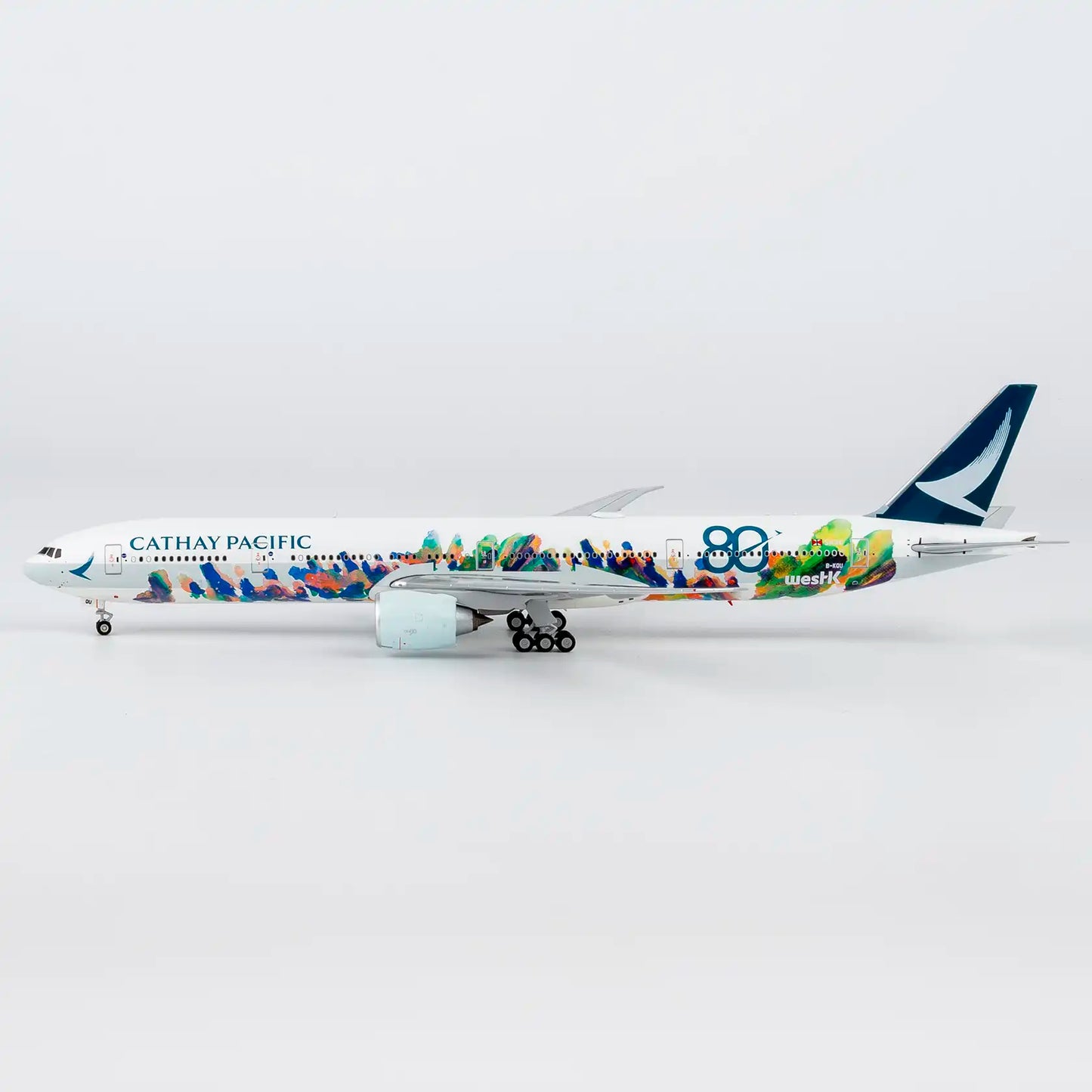 1:400 Cathay Pacific B777-300ER B-KQU “Spirit of Hong Kong” NG Models