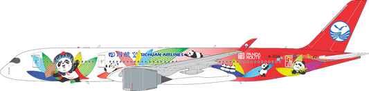 Pre-order 1:400 Sichuan Airlines A350-941 detachable gear Aviation 400