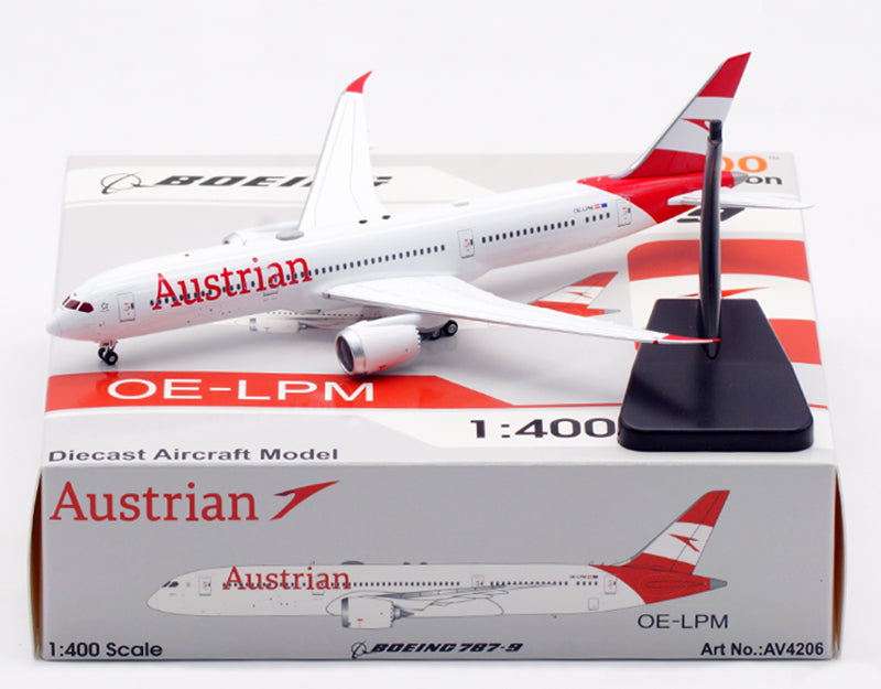 Pre-order 1:400 Austrian Airlines B787-9 Dreamliner New magnetic detachable landing gear Aviation 400