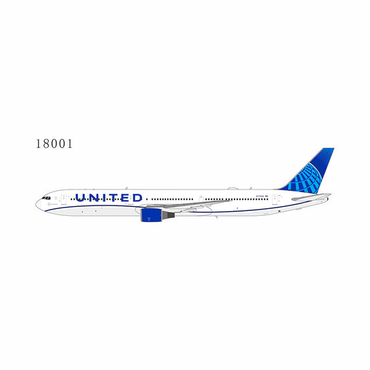 Pre-order 1:400 United Airlines 767-400ER "Blue Evolution"  CF6 engines NG Models