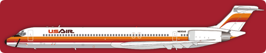 Pre-order 1:200 US Air MD-83 “Polished” JX Models