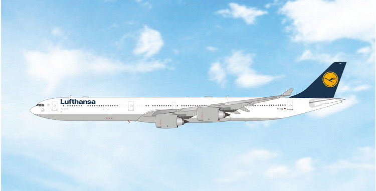 Pre-order 1:400 Lufthansa A340-600 D-AIHW “Last Flight” Phoenix Models