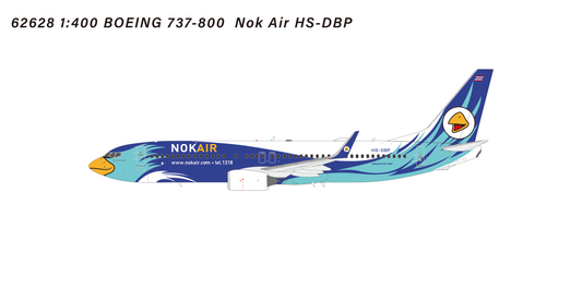 Pre-order 1:400 NOK Air B737-800 HS-DBP Pandamodel