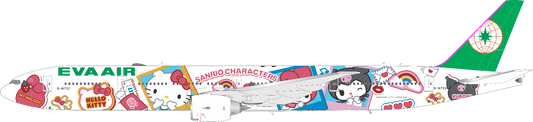 Pre-order 1:400 EVA Air B777-36NER "Sanrio Character" detachable gear Aviation 400