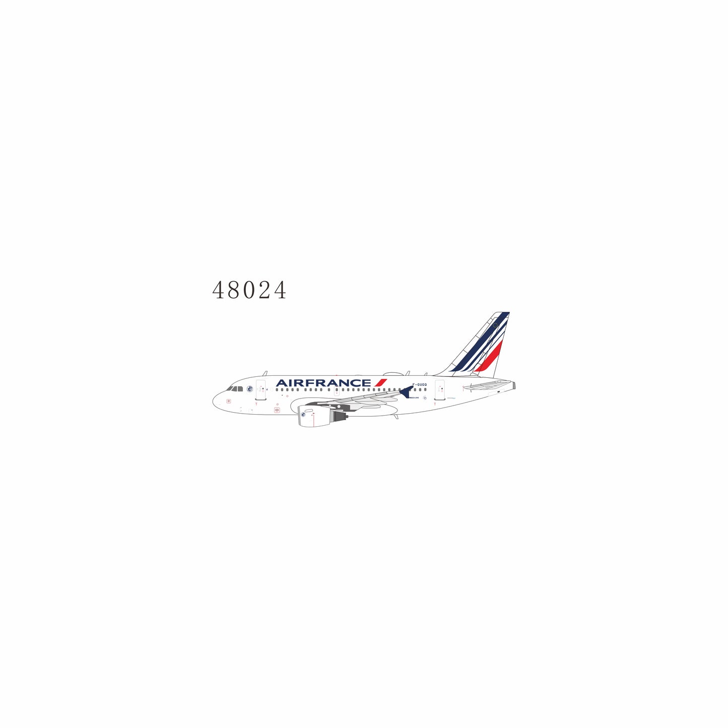 Pre-order 1:400 Air France A318-100 F-GUGQ NG Models