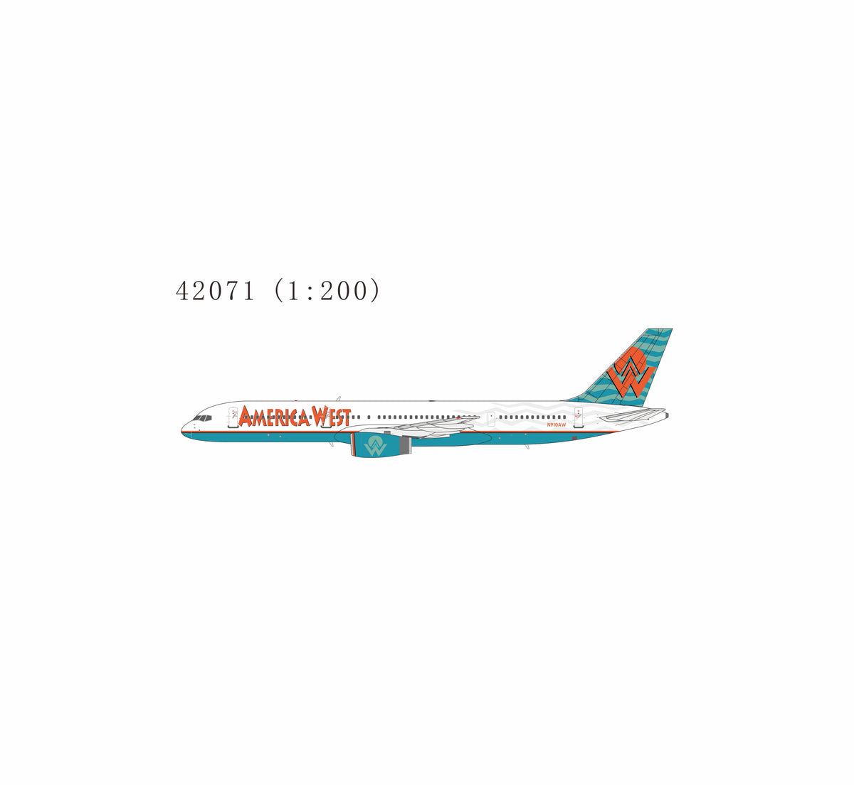 Pre-order 1:200 American West Airlines B757-200 NG Models