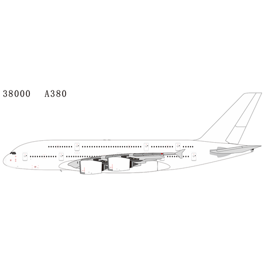 Pre-order 1:400 Blank Model A380-800 NG Models