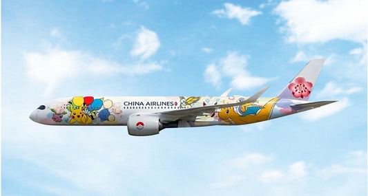 Pre-order 1:400 China Airlines A350-900 “Pikachu Jet” Phoenix Models