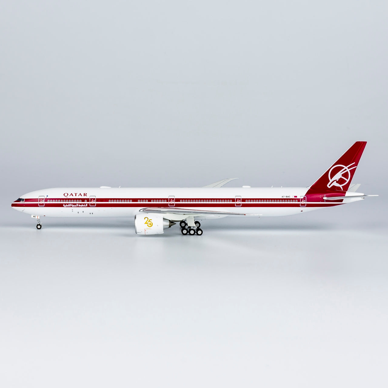 1:400 Qatar Airways B777-300ER "25th Anniversary Retro" NG Models