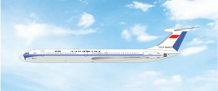 Pre-order 1:400 Aeroflot/KLM IL-62 Phoenix Models