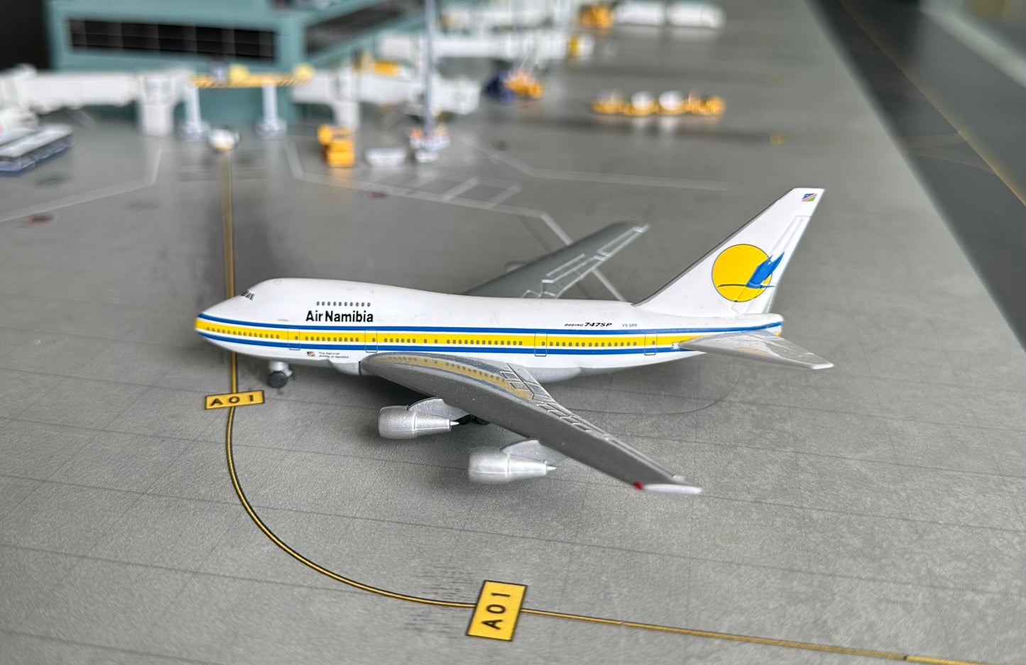 1:500 Air Nambia B747SP "Etosha" Herpa Wings