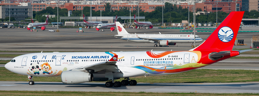 Pre-order 1:400 Sichuan Airlines A330-200 “The World Games 2025 Chengdu” JC Wings