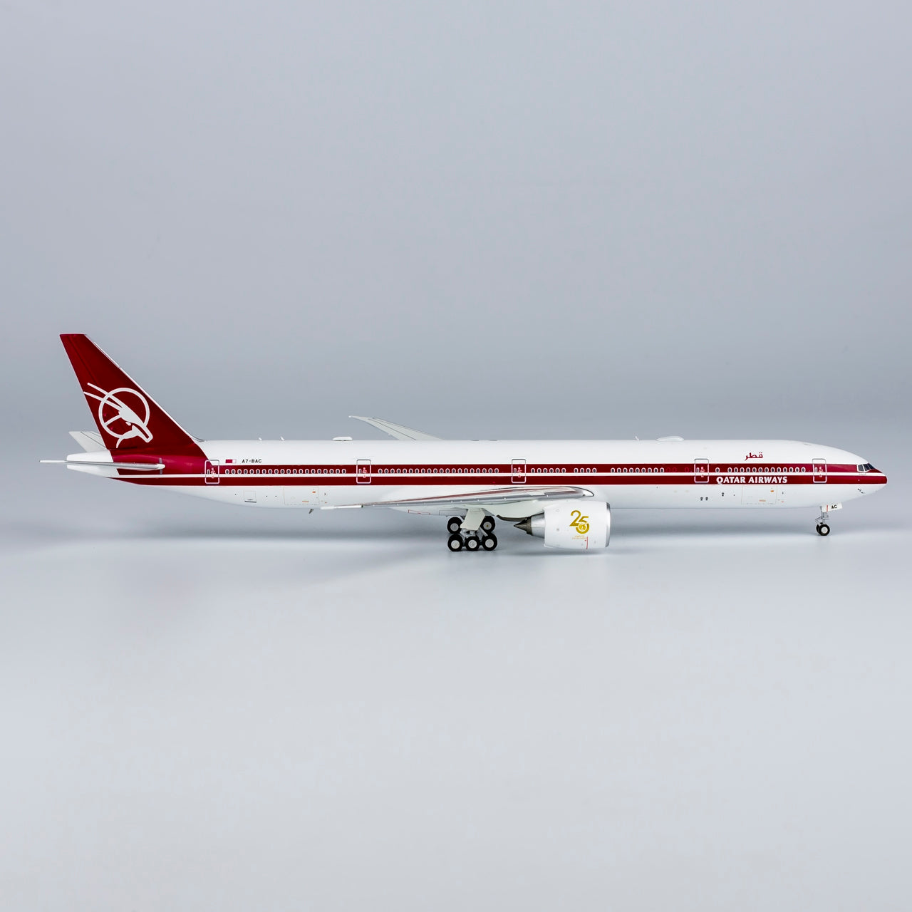 1:400 Qatar Airways B777-300ER "25th Anniversary Retro" NG Models