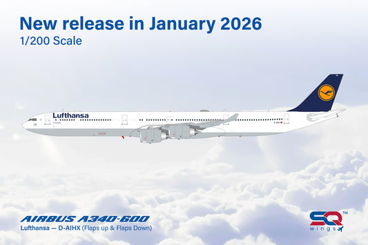 Pre-order 1:200 Lufthansa A340-600 SQ Wings