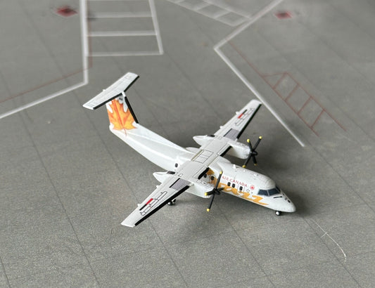 1:400 Air Canada Jazz Dash 8 Q100 Yellow 3D Design Deck