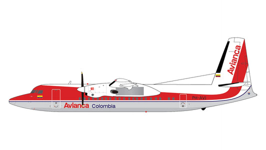 Pre-order 1:200 Avianca Fokker 50 Gemini200