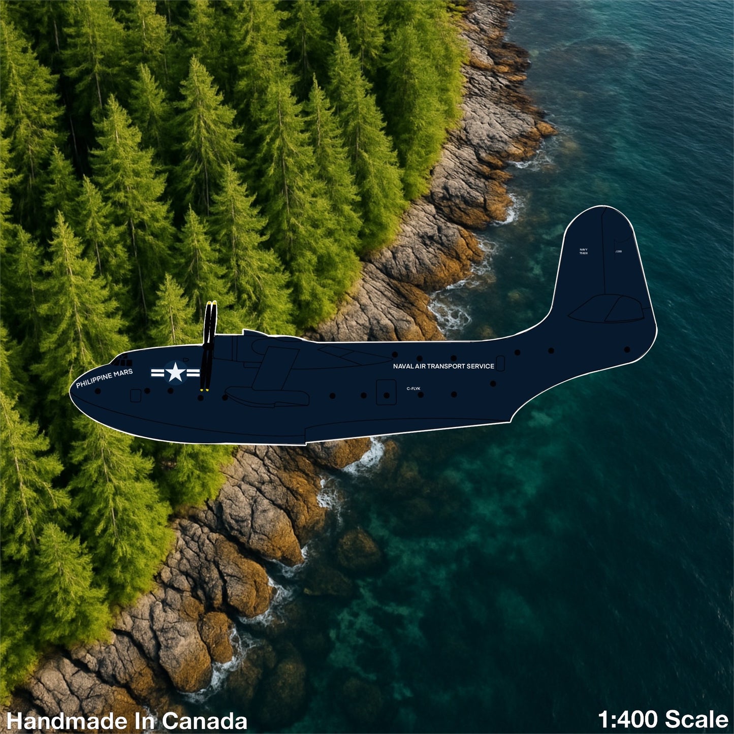 Pre-order* 1:400 Phillipine Mars Martin JRM Mars C-FYLK 3D Design Deck