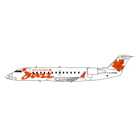 Pre-order* 1:400 Air Canada Jazz CRJ-200 Orange 3D Design Deck
