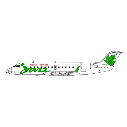Pre-order* 1:400 Air Canada Jazz CRJ-200 Green 3D Design Deck