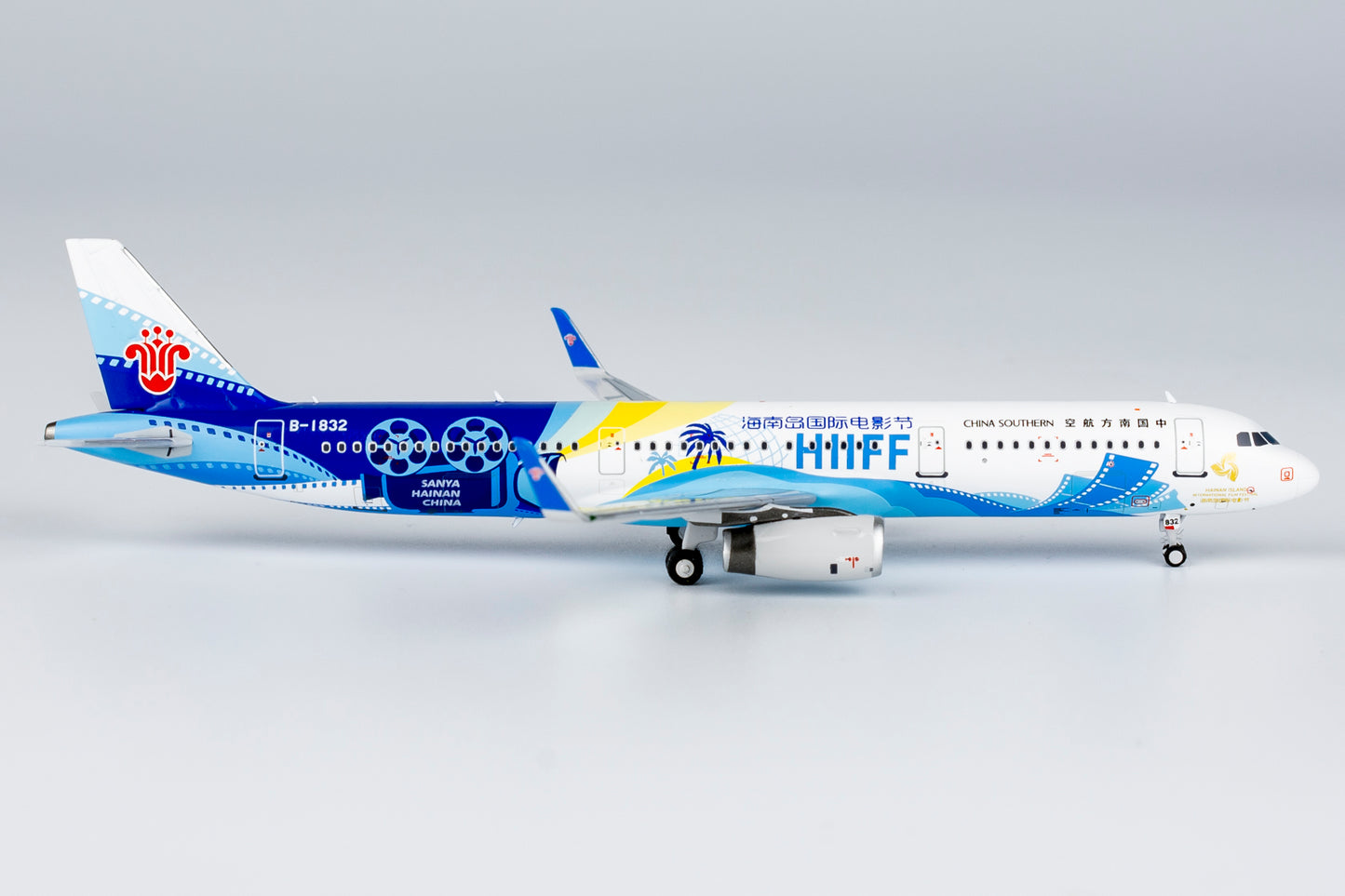 1:400 China Southern Airlines A321-200 B-1832 (Hainan Island International Film Festival) NG Models