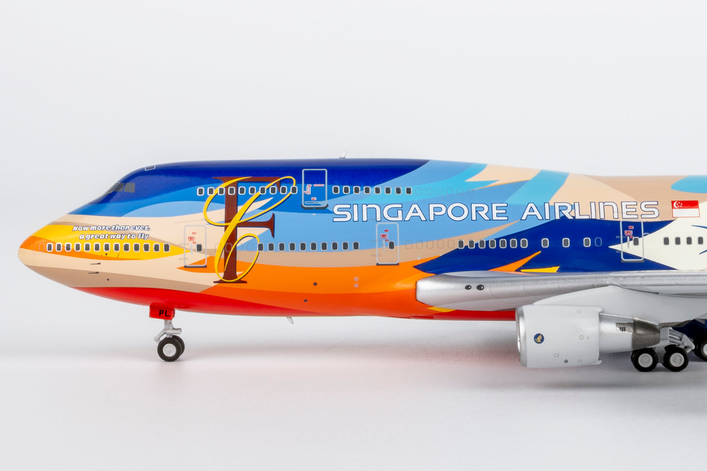 1:400 Singapore Airlines B747-400 9V-SPL “Tropical Livery” NG Models