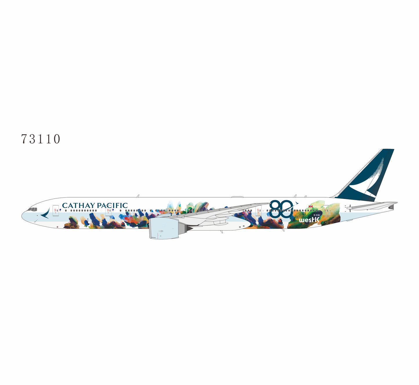 Pre-order 1:400 Cathay Pacific B777-300ER B-KQU “Spirit of Hong Kong” NG Models