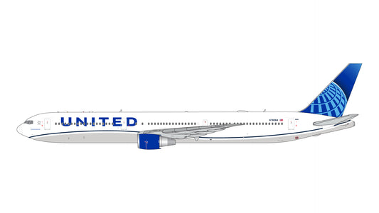 Preorder 1:400 United Airlines B767-400ER Gemini Jets