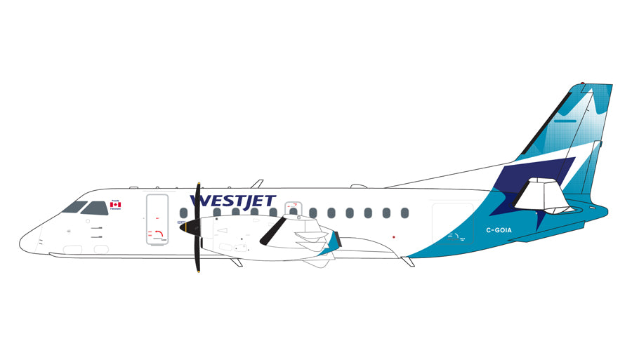 Pre-order 1:200 WestJet Saab 340B Gemini200